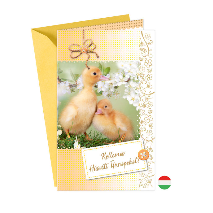 12-682 Easter greeting card HU