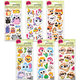 2604-8001 Decorative Stickers Funny & Puffy - MIX
