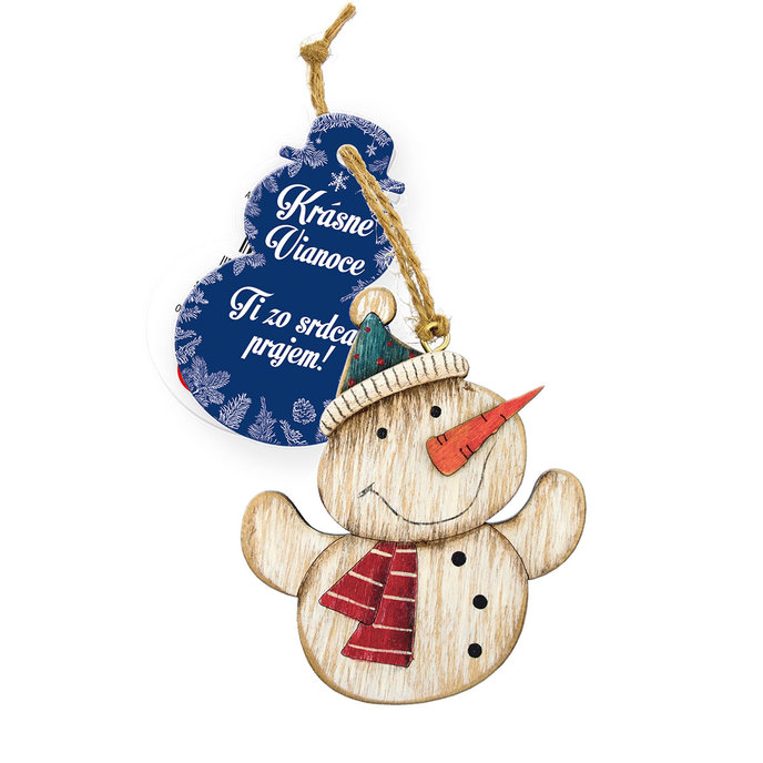 2336-1001 SK Vianočná dekorácia - snehuliak