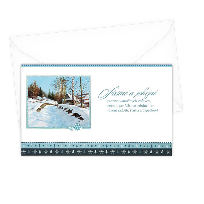 N-1-066 Christmas greeting card SK