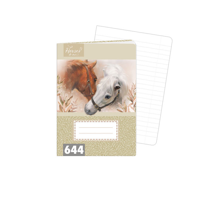 1598-0360 Exercise book A6, TYPE 644 Horses & me