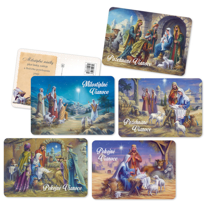 0611-0292s Christmas postcard 3D SK