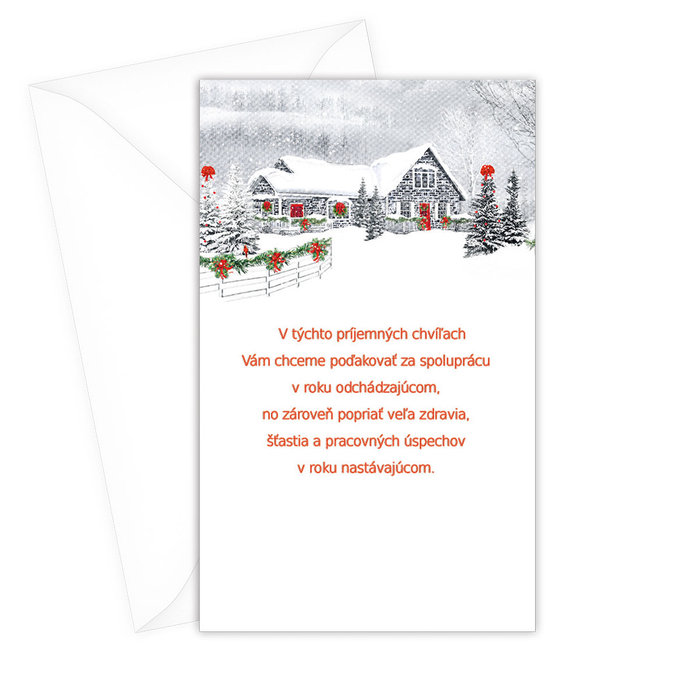 N-1-078 Christmas greeting card SK