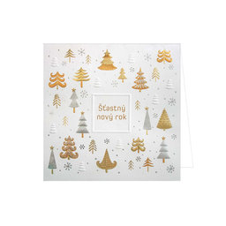 91-421 Christmas greeting card SK