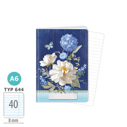 1598-0400-1 Zošit A6, 40 listov, TYP 644 Spring blooms