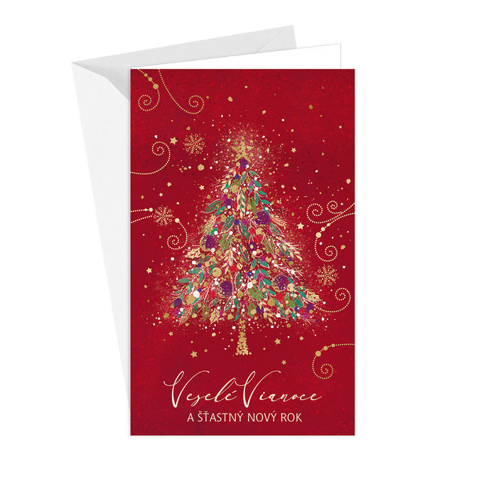 11-6487 Christmas greeting card SK