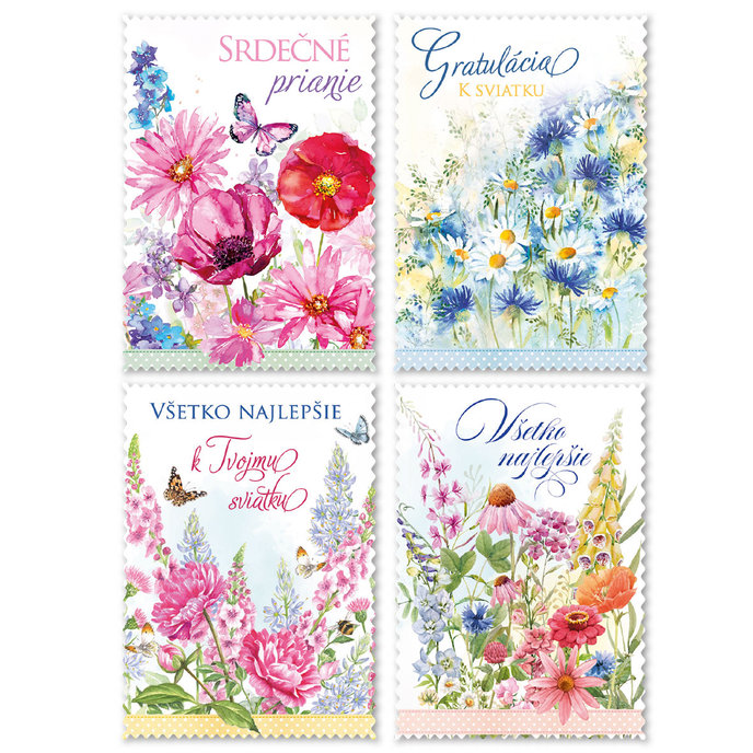 0615-0596s Pohľadnica gratulačná SK