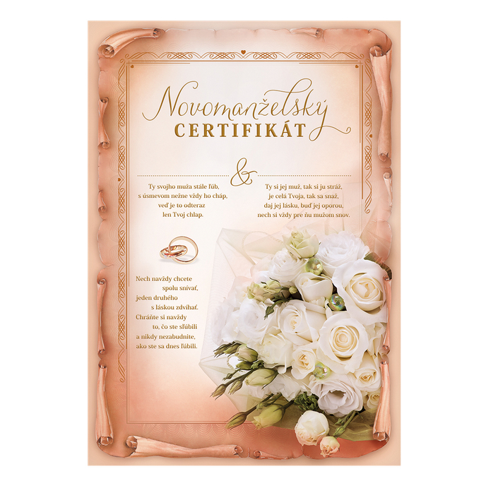 13-8006 Wedding greeting card SK