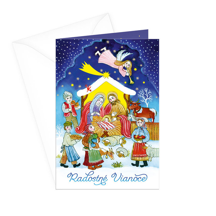 71-8008 Christmas greeting card with music SK