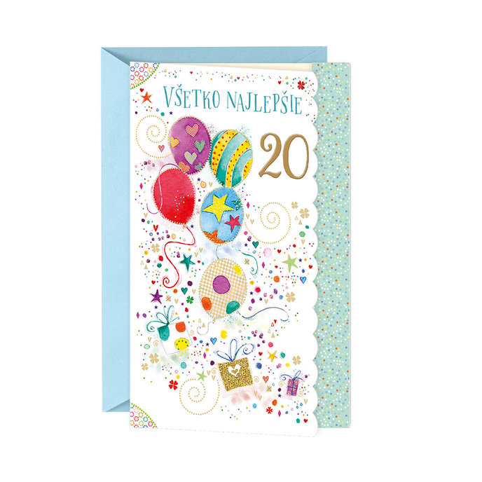 15-6534 Greeting card glued component SK/20