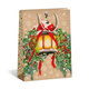 0884-0061 Darčeková taška vianočná NATUR