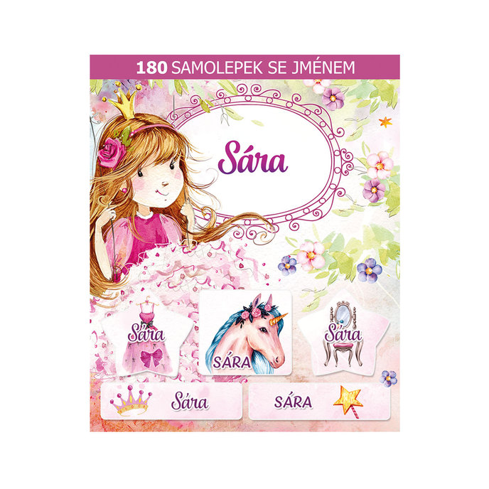 1114-0198 Tear-off block with stickers - 15 sheets, Sára