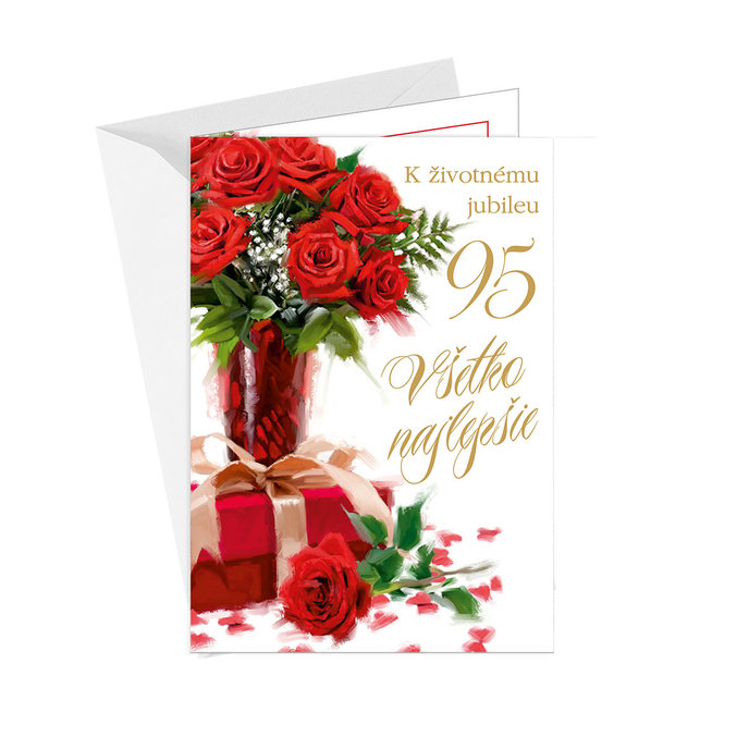 75-644 Blahoprajná karta gratulačná  SK/95