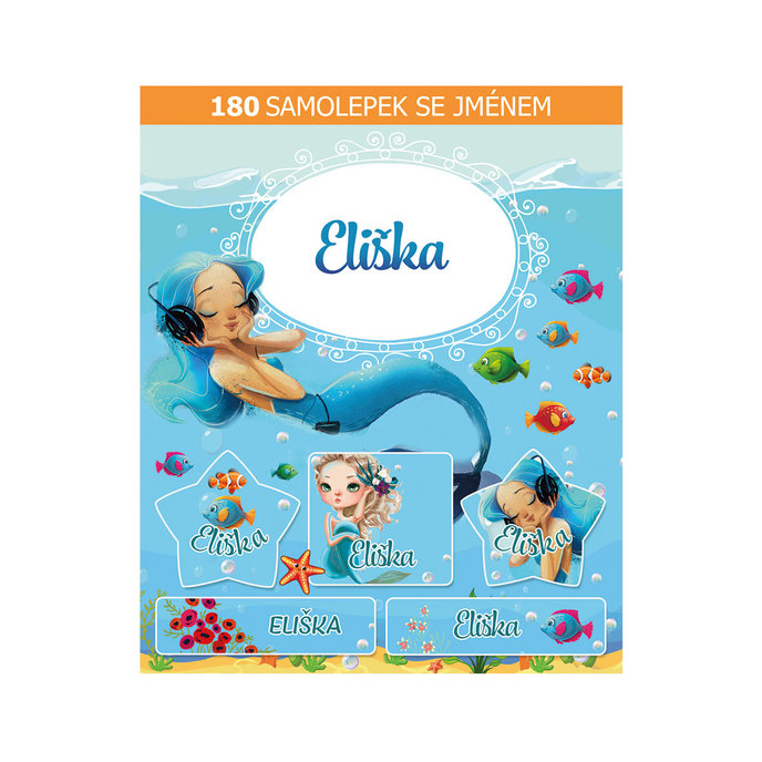 1114-0180 Tear-off block with stickers - 15 sheets, Eliška
