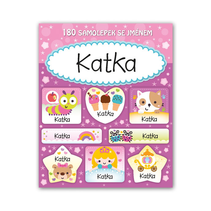 1114-0111 Tear-off block with stickers - 15 sheets, Katka