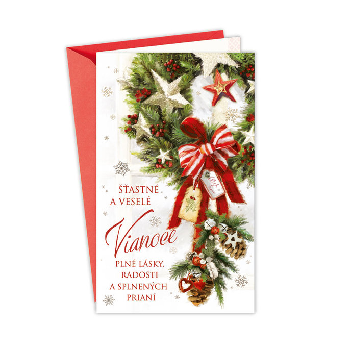 11-6449 Christmas greeting card SK