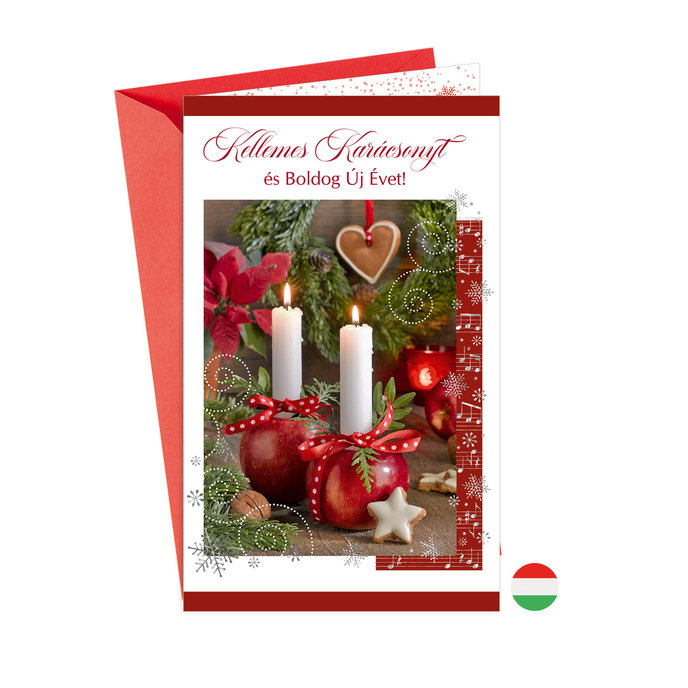 11-6456 Christmas greeting card HU