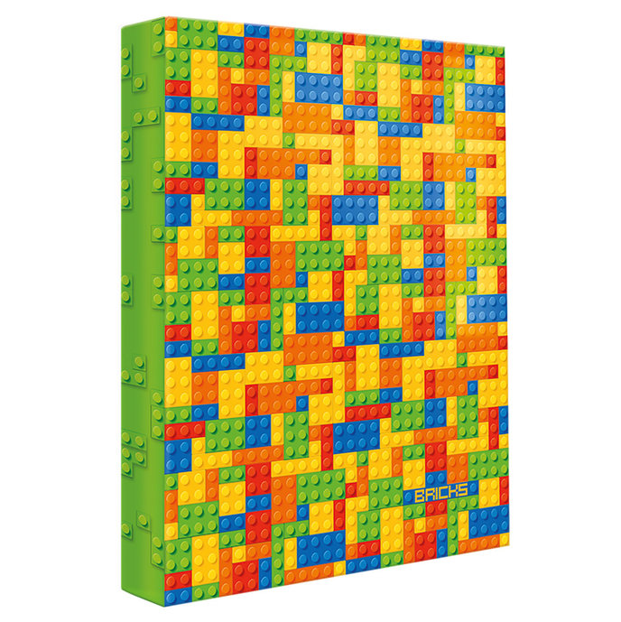 1611-0284 Zakladač 4-krúžkový A4 Colour bricks