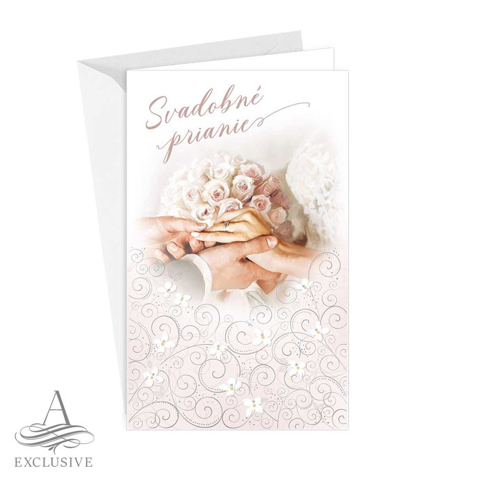 13-6158 Wedding greeting card with money flap SK