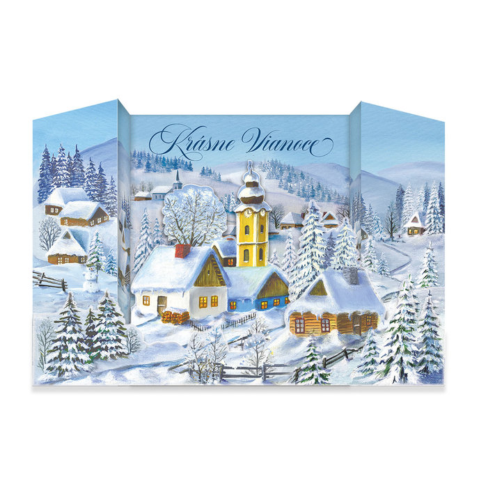 71-683 Christmas greeting card SK