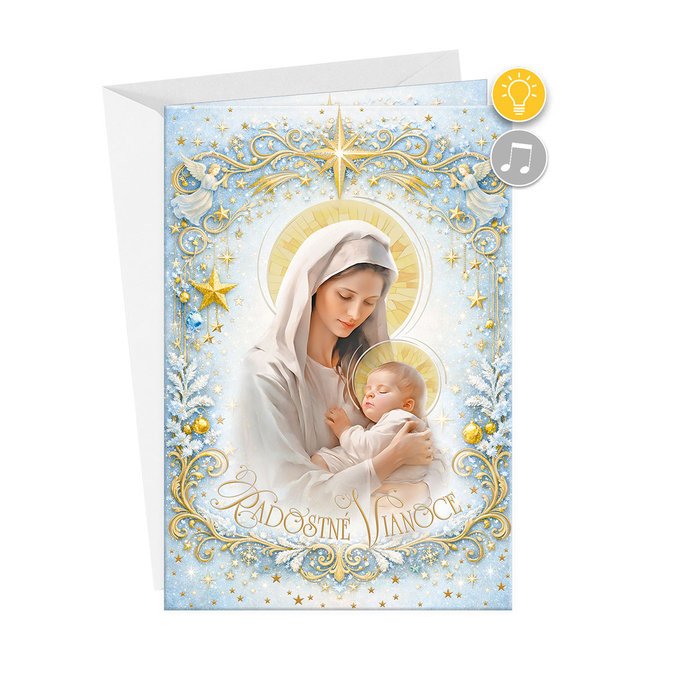 71-8029 Christmas greeting card music SK