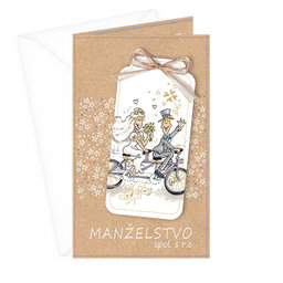 13-6080 Wedding greeting card SK