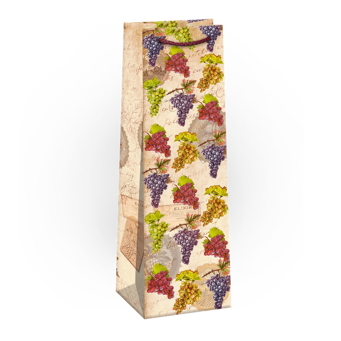 0737-0616 Darčeková taška na víno MATNÁ