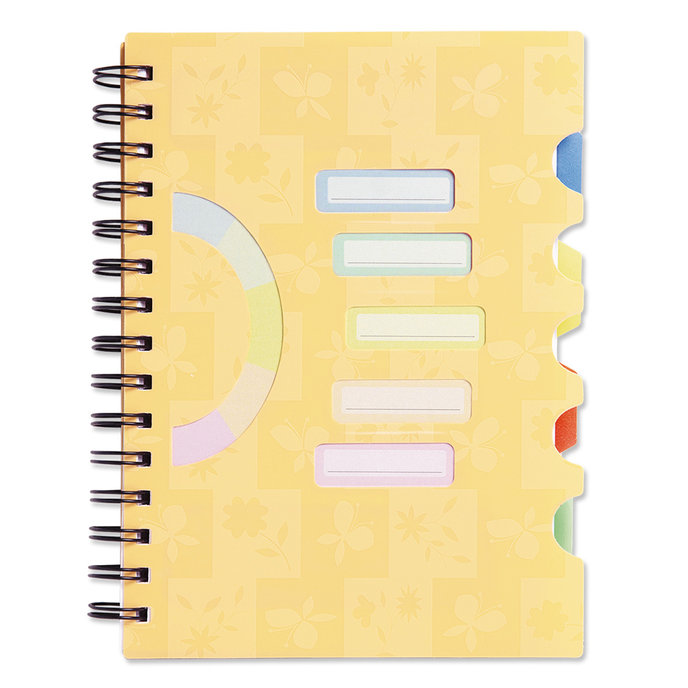 1551-0011 Spiral notepad A5 with dividers