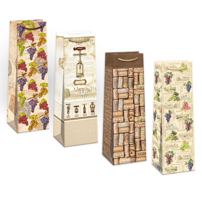 0735-0015 Gift bag for wine mix.