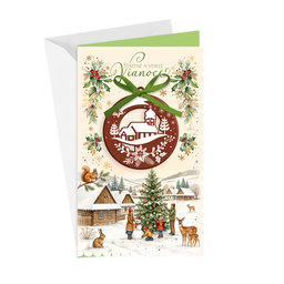 11-6613 Christmas greeting card SK