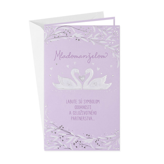 13-435B Wedding greeting card SK