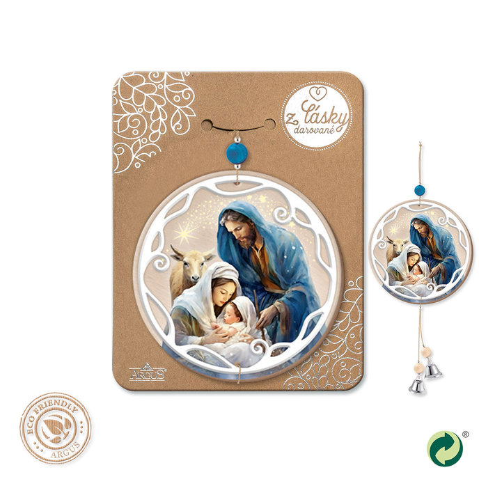 2357-1009 Christmas wooden decoration