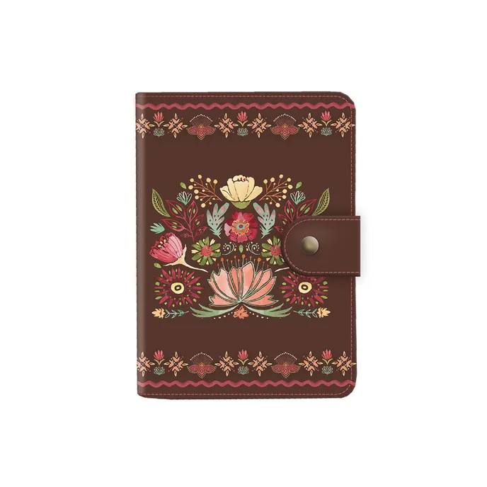 1602-0389 Card wallet Floral Scape
