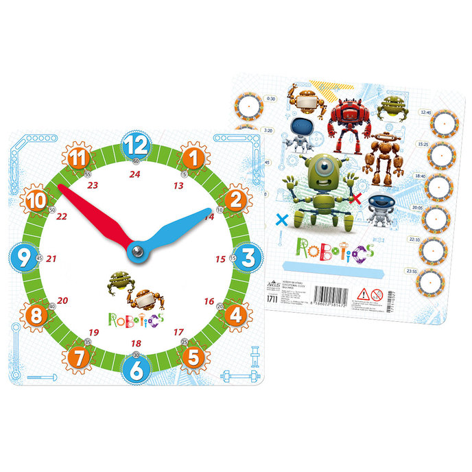 1711-0327 Paper clock Robotics