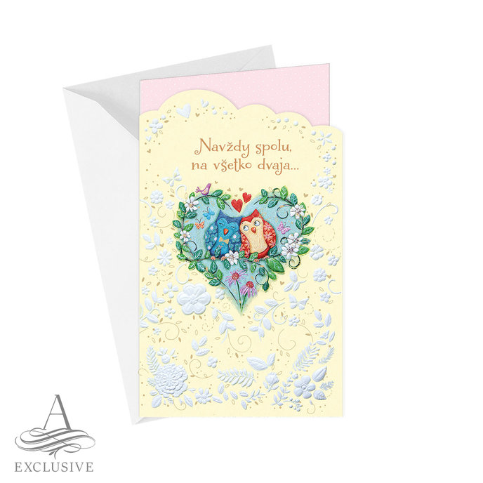 13-6145 Wedding greeting card SK