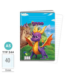 1595-0359 Zošit A5, 40 listov, TYP 544 lic. Spyro