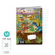 1593-0388 Zošit A5, 20 listov, TYP 523 Jurassic ADVENTURE