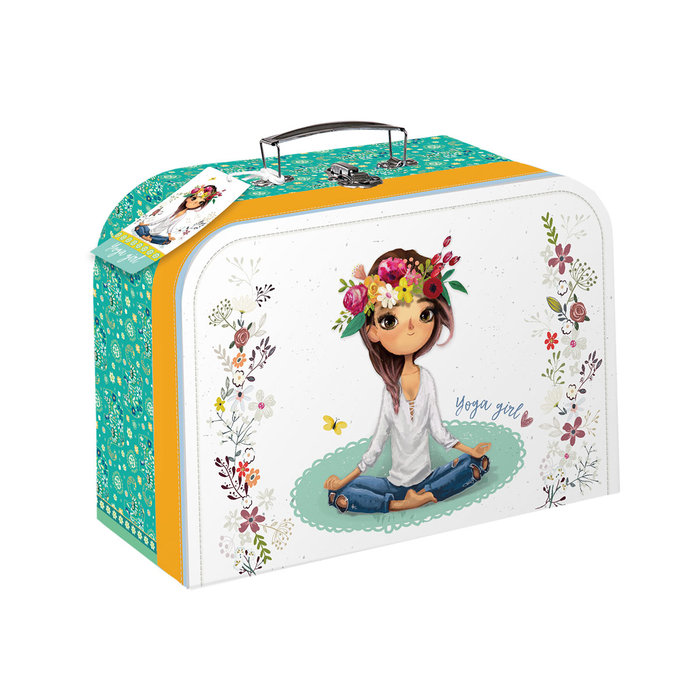 1736-0311 Paper suitcase 35 Yoga girl