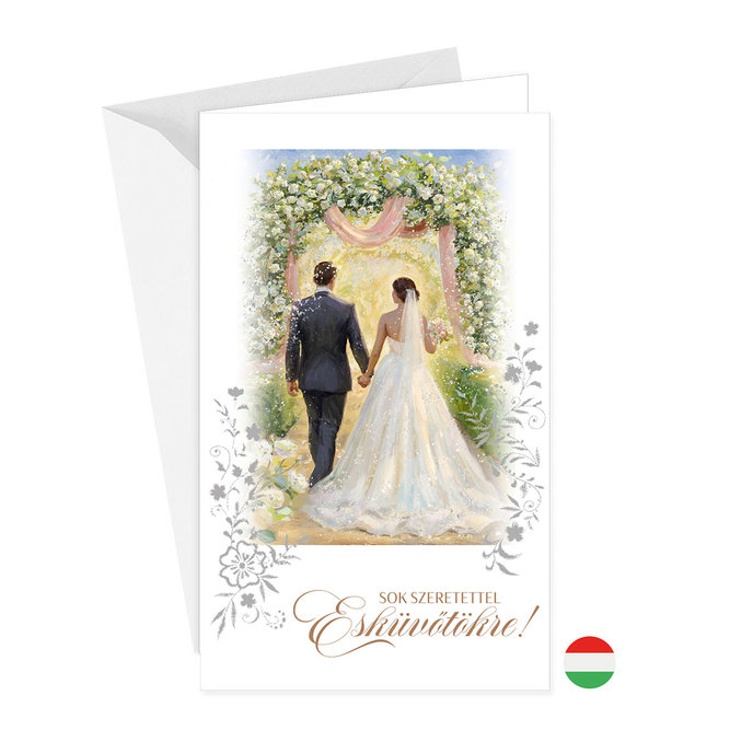 13-6177 Blahoprajná karta svadobná HU
