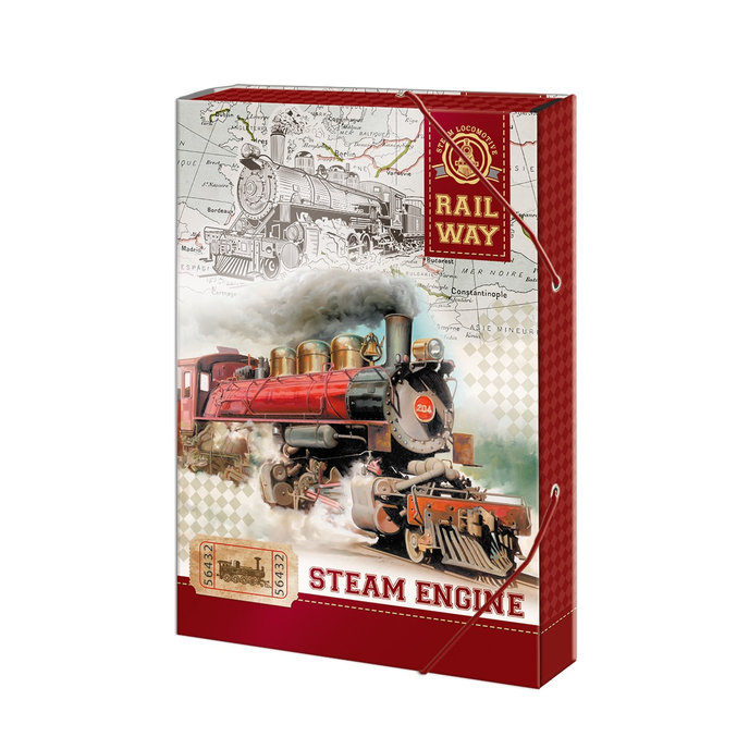 1241-0262 School folder A5 Train