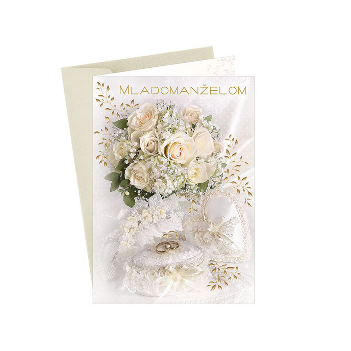 73-639 Wedding greeting card SK