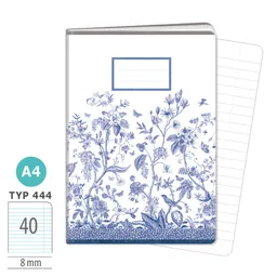1582-0367 Zošit A4, 40 listov, TYP 444 Bloom