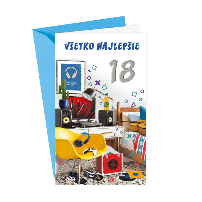 15-6591 Blahoprajná karta gratulačná klopa na peniaze SK/18