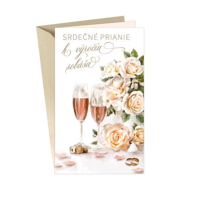 13-6124 Wedding greeting card SK