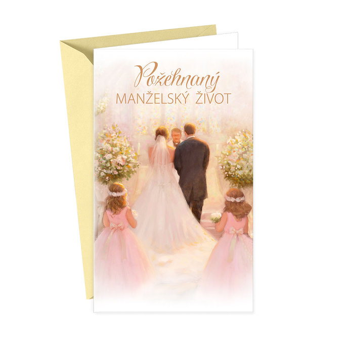 13-6128 Wedding greeting card SK