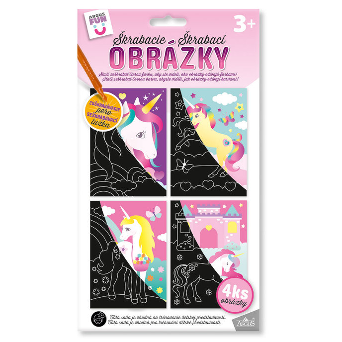 1936-0002 Kreatívna sada - Škrabacie obrázky