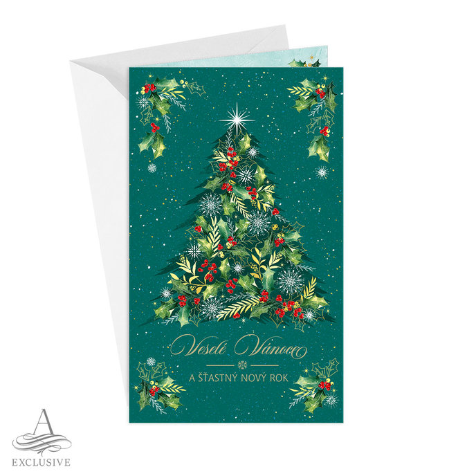 11-6570 Christmas greeting card CZ