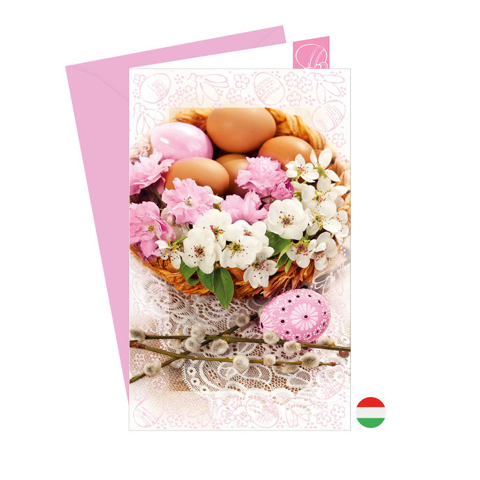 12-667 Easter greeting card HU