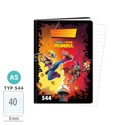 1595-0391-2 Zošit A5, 40 listov, TYP 544 lic. Crash Team Rumble