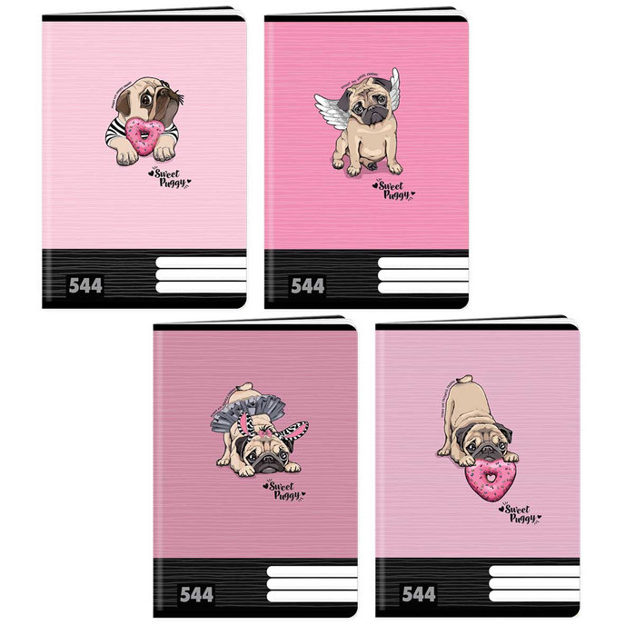 1508-0361 Exercise book A5, TYPE 544 Puggy